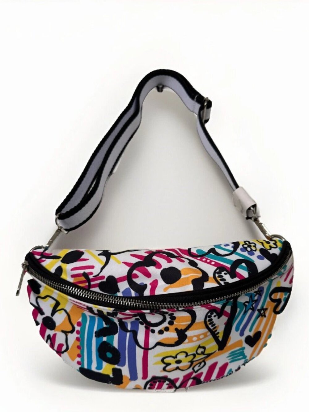 Brighton New "Graffiti Love" Crossbody Belt Bag Fanny Pack